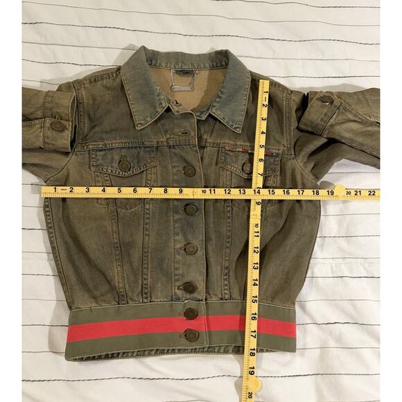 Alexander McQueen | Women’s Vintage Cropped Denim Jacket Size EU 38 / US 8 - Picture 7 of 8